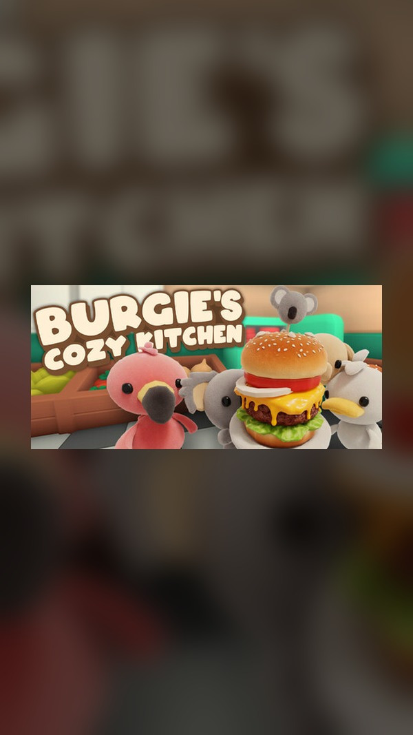 Burge's cozy kitchen Steam Game Experience