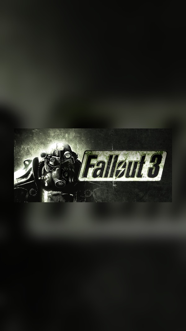 Fallout 3 Steam Game Experience