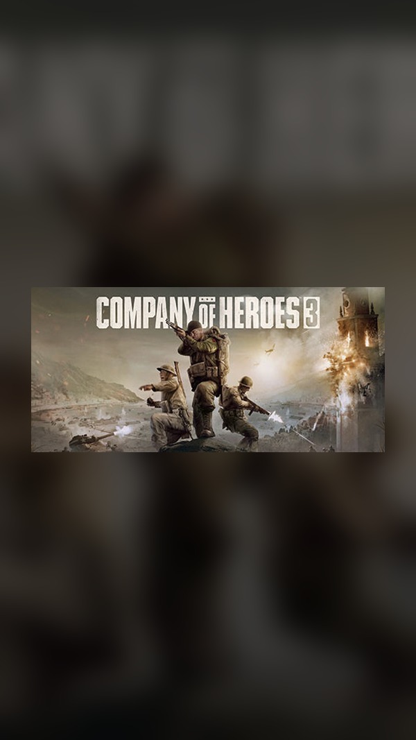 Company of Heroes 3 Steam Game Experience